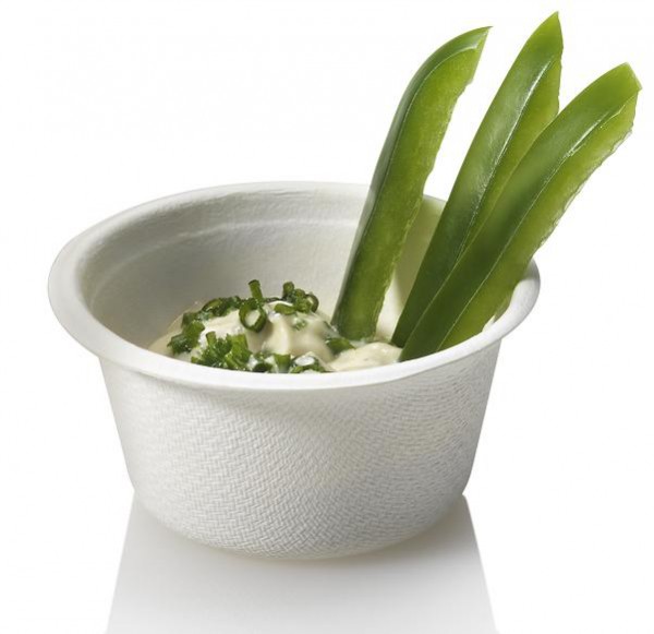 Zuckerrohr Dip Schälchen rund 6 x 3 cm, 60ml