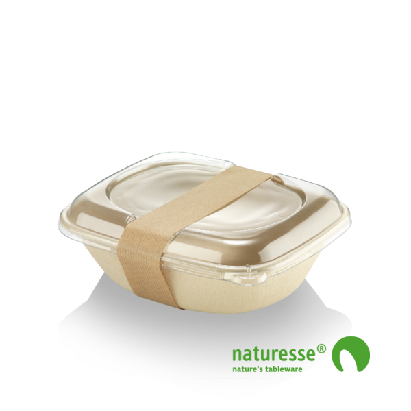 Bowle rechteckig, nature 600 ml 195 × 170 × 40 mm