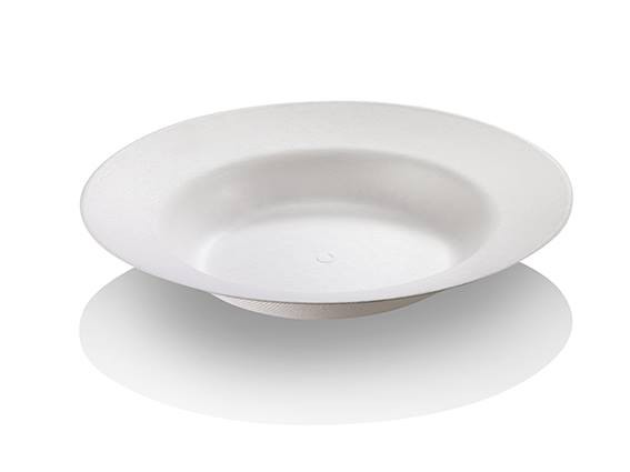 Zuckerrohr Teller Elegance flach Ø 23cm