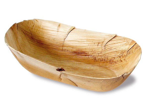 Palmblatt-Schale oval, 22 x 12 cm, Tiefe 6 cm - Marseille